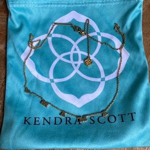 Kendra Scott Gold MAMA Necklace